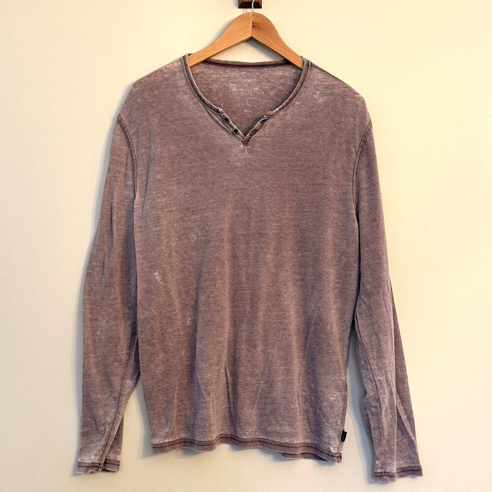 Lucky Brand Vintage Dusty Plum Long Sleeve Shirt